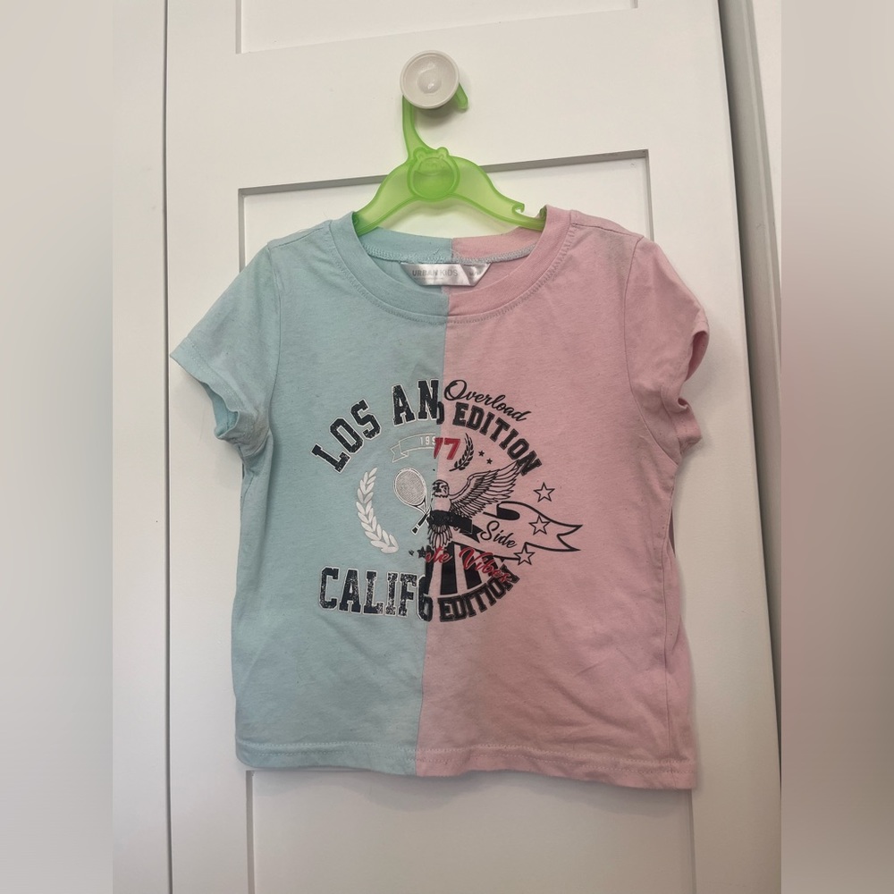 Hi, selling this cute crop top for kids in size M.